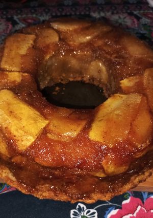 Una foto de Budín de manzana y caramelo🇺🇾