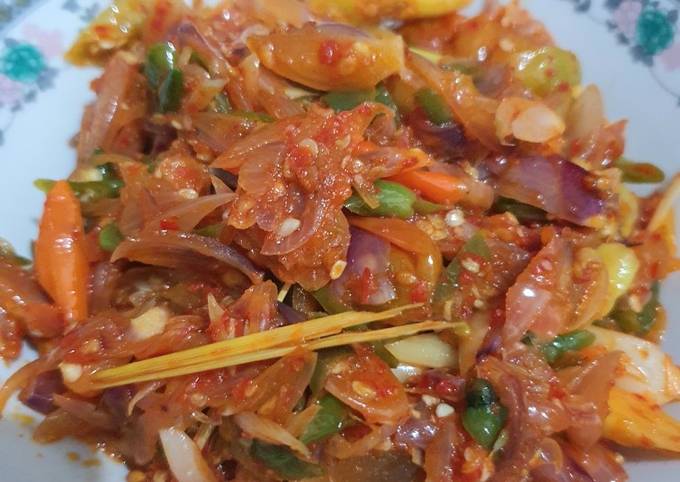 Sambal pesisir bikin nafsu makan