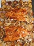 Pescado al horno con chipotle