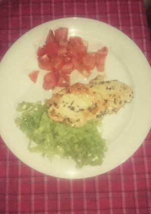 Una foto de Pollo - Cena fácil y liviana