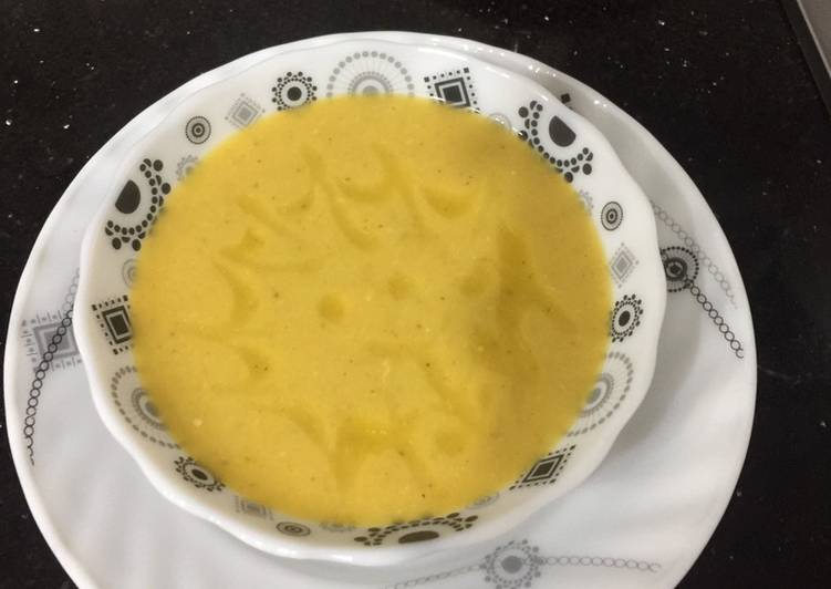 حساء الخضر بالدجاج بنة رائعة