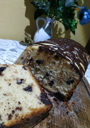 Una foto de Budín de vainilla y chips de chocolate 😋