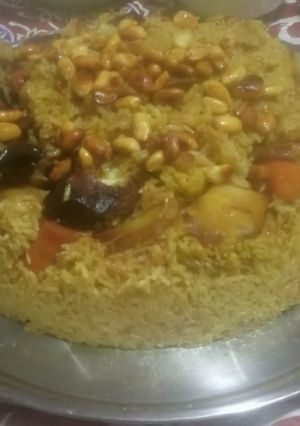 صورة لوصفة مقلوبة دجاج