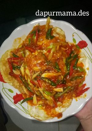 Foto resep Telur Ceplok Asam Manis