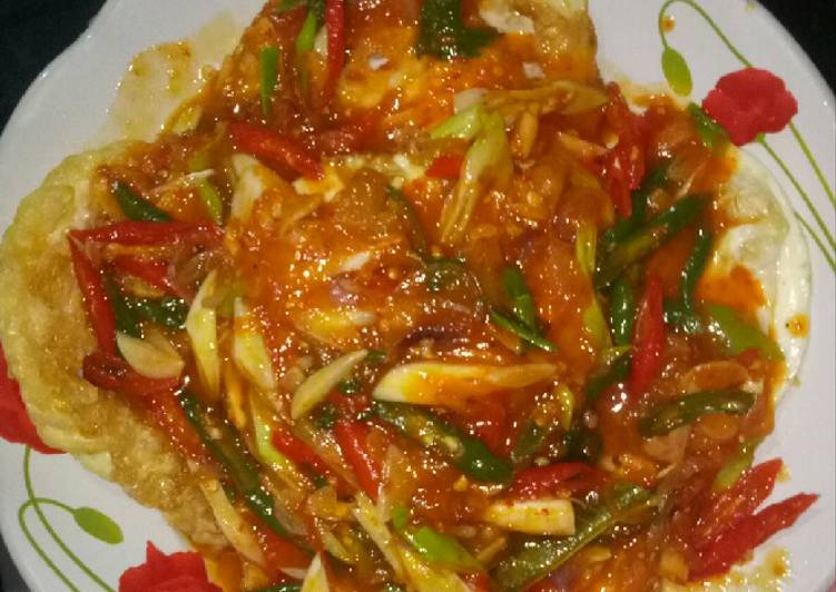 Resep Telur Ceplok Asam Manis oleh dapurmama des Cookpad