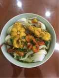 Quang-Style Noodles with River Catfish and Shrimp