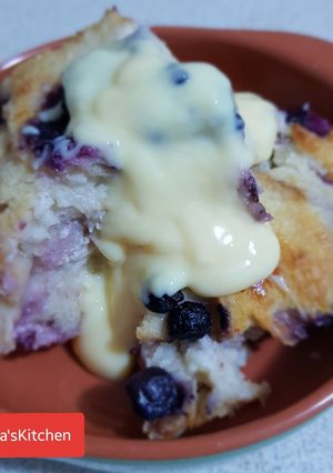 A picture of Berry Bread Pudding.