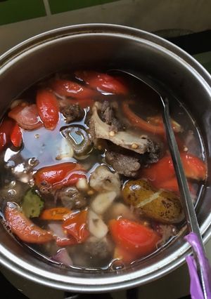 Foto resep Asem asem daging dan balungan sapi