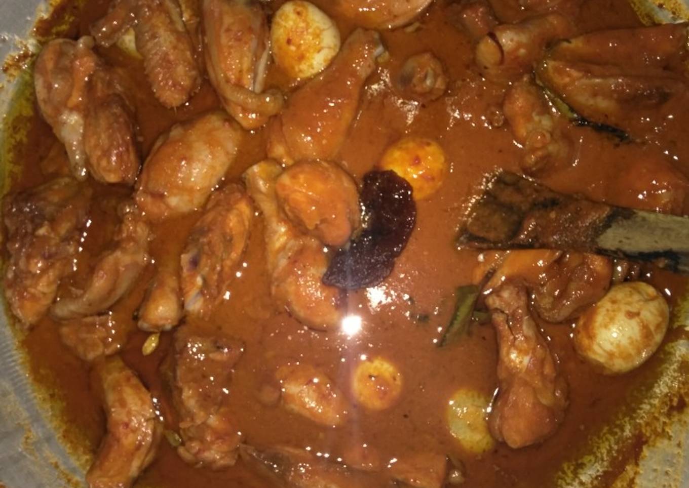 Rendang ayam+Telur Bebek