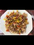 Wok de carne estilo asiático