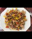Wok de carne estilo asiático