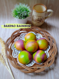 Foto resep Bakpao Rainbow Empuk&Lembut plus tips biar mulus