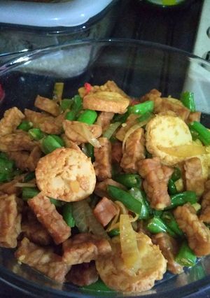 Foto resep Tofu tempe tumis kecap