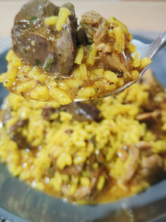 Una foto de Arroz meloso trufado con hígados y mollejas de pollo