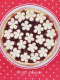 Crostata di prugne in stampo da 18 cm