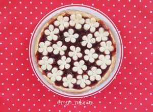 Foto di Crostata di prugne in stampo da 18 cm