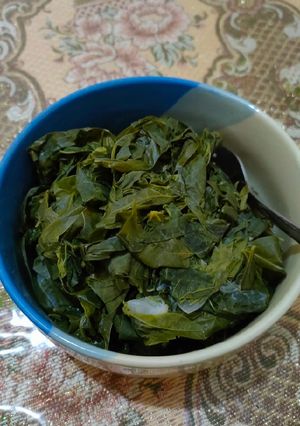 Foto resep Lalap daun singkong/ pucuk ubi ala RM Padang