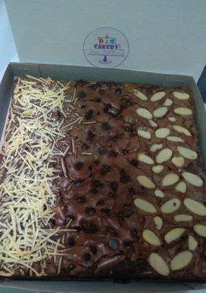 Foto resep Fudgy Brownies Chewy #berburucelemekemas