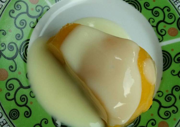 Puding mangga vla vanilla