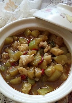 Foto resep Sayur labu ijo panjang dgn tetelan sapi