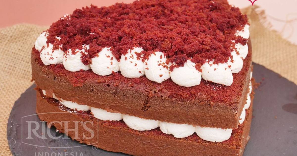 Resep Red Velvet Naked Cake Oleh Rich Products Indonesia Cookpad