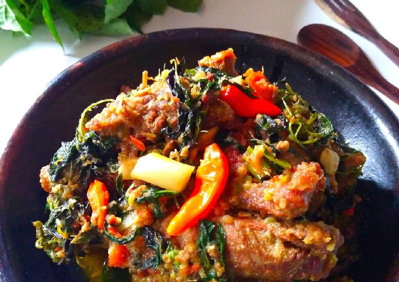 #Rica-rica Entok Goreng jeletot