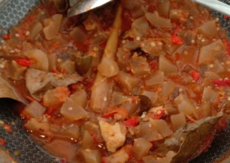 Easiest Way to Cook Tasty Kikil Mercon Bumbu Uleg