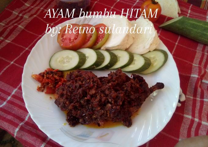 Cara membuat #23 AYAM bumbu HITAM (Madura) Cara membuat #23 AYAM bumbu HITAM (Madura)
