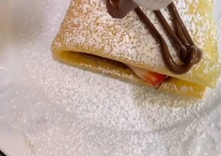 Simple Way to Prepare Award-winning 3 ingredients crepes