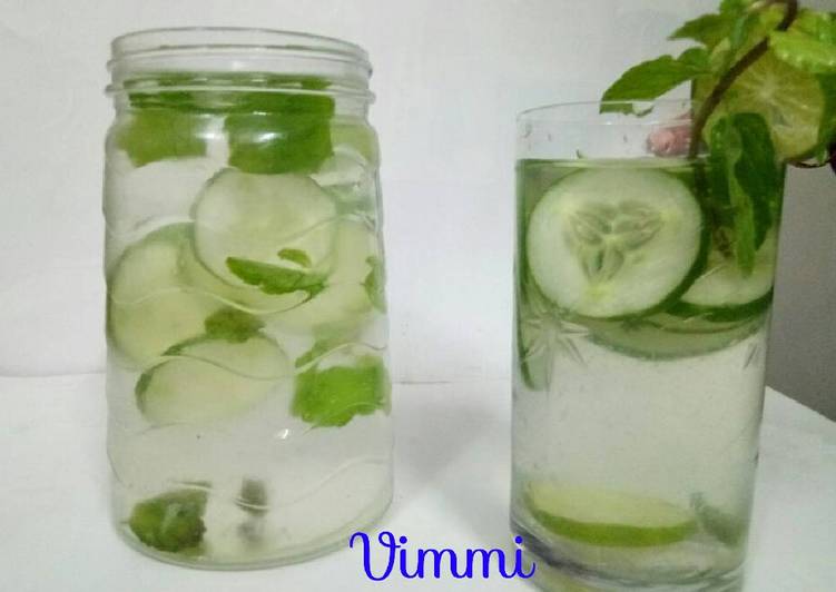 Recipe of Any-night-of-the-week Cucumber &amp; Mint mocktail