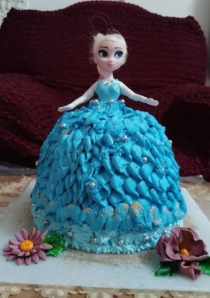 عکسی از دستور کیک السا 😍
