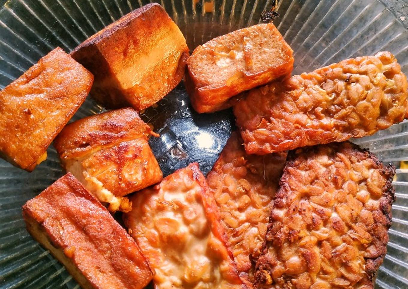 Tahu tempe bacem