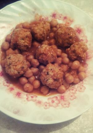 صورة لوصفة كورات الدجاج مرق أحمر