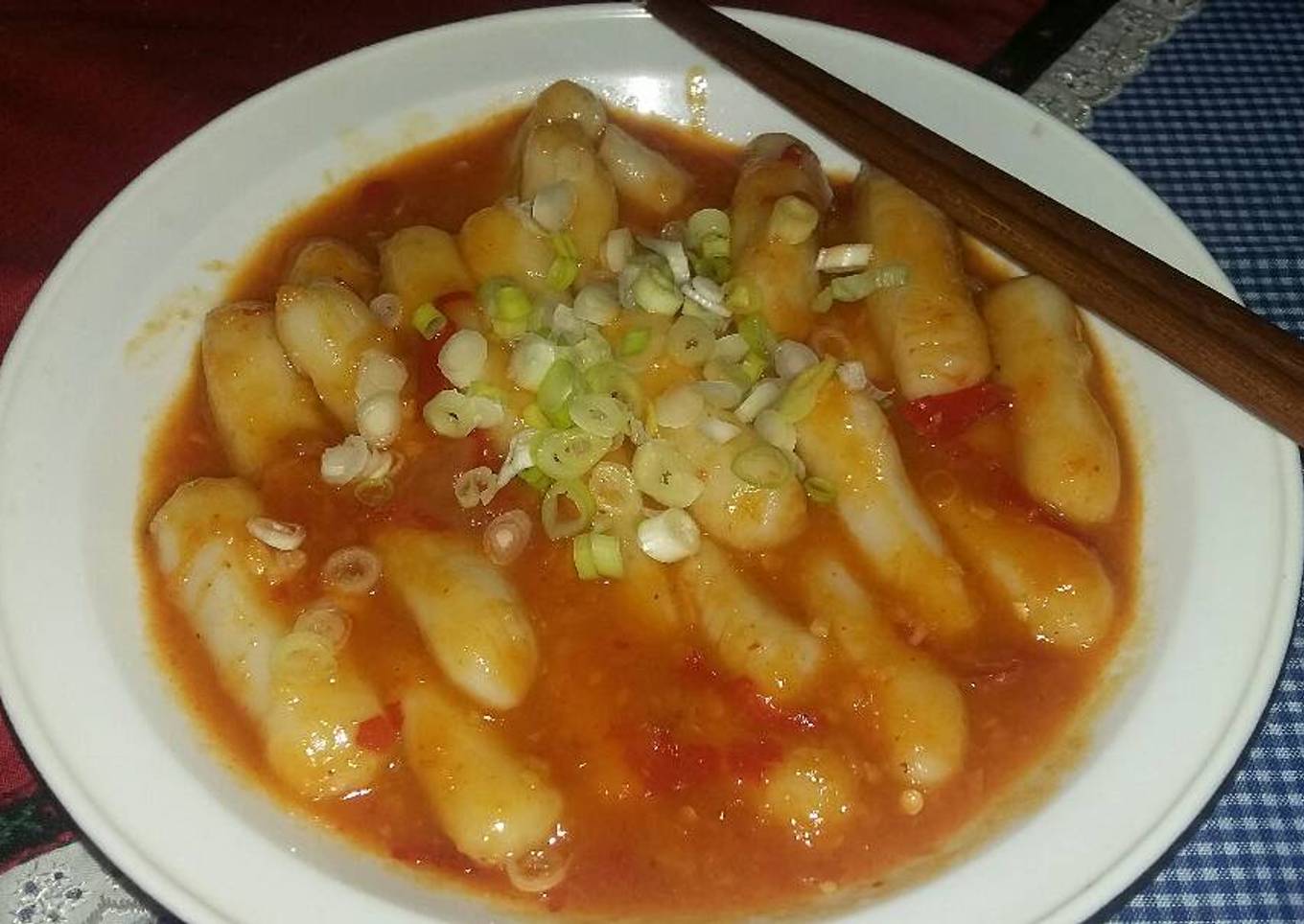 Kue Beras Pedas Korea ala Indonesia