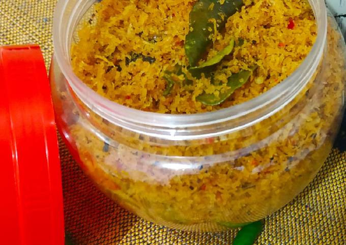 Cara Buat Bumbu kelapa urap Bunda Pasti Bisa