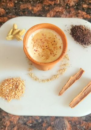 A picture of Jaggery Chai.