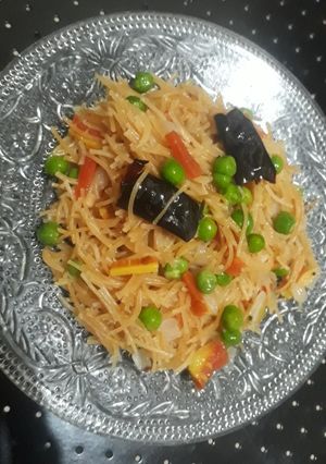 A picture of Vermicelli pulav.