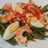 Ensalada de judías verdes con gambas