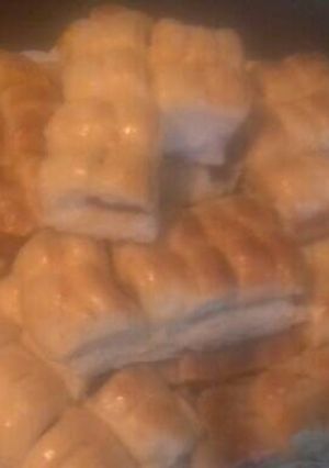 Una foto de Arrolladitos de salchichas!!