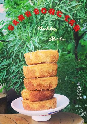 Hình của món Bánh bông lan chanh dây mứt dâu.