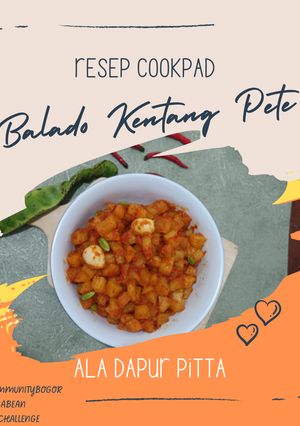 Foto resep Balado Kentang Pete