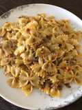 Fideos con pino