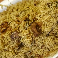 Meat pulao A picture of Meat pulao.