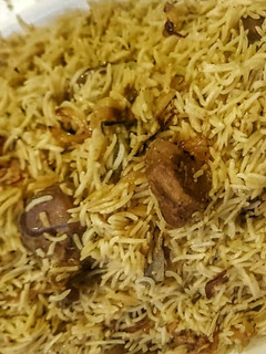 A picture of Meat pulao.