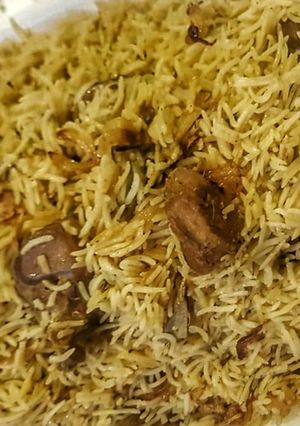 A picture of Meat pulao.