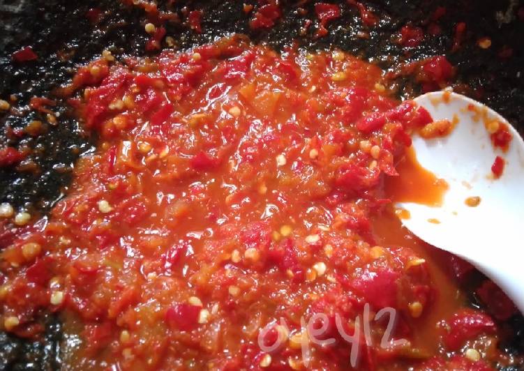 Sambel mentah ala oyey