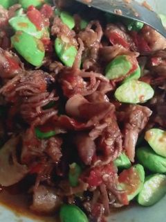 Foto resep Sambal Cumi Pete Sederhana