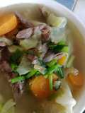 Sop Daging Bumbu Pala