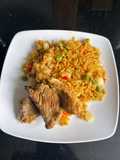Arroz con chanco estilo norteño