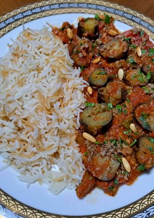 A picture of Eggplant Mtabbak.